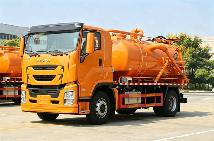 ISUZU FTR Combined Sewer Jetting and Vacuum Truck (6) ISUZU FTR Combined Sewer Jetting and Vacuum Truck (6)