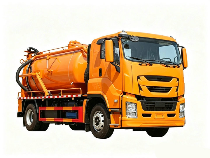  ISUZU FVR Combination Sewer Jet Vacuum Truck 6000L Sewage+2500L Clean Water 