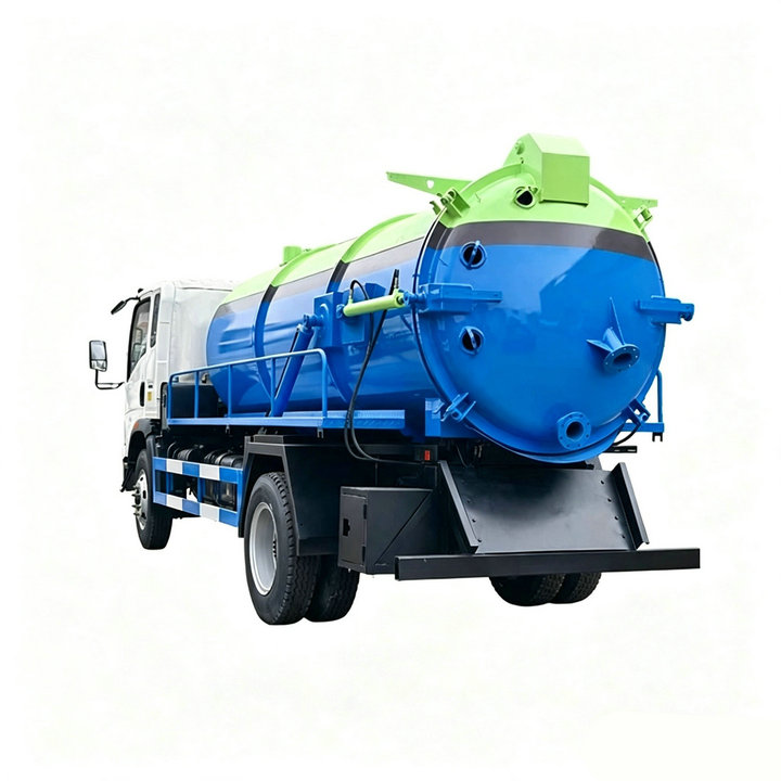HOWO 8000L Sludge Vacuum Super Sucker Septic Tank Truck