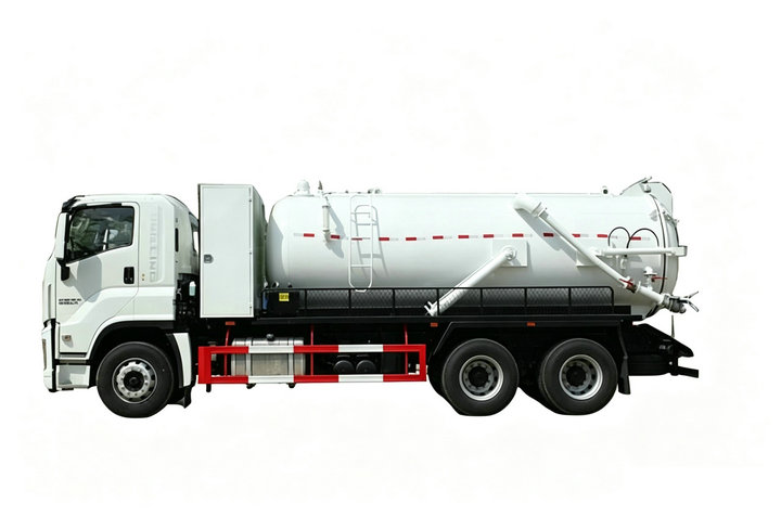 Isuzu GIGA 20000L Vacuum Suction Septic Truck with Italy MORO PM110W Vacuum Pump