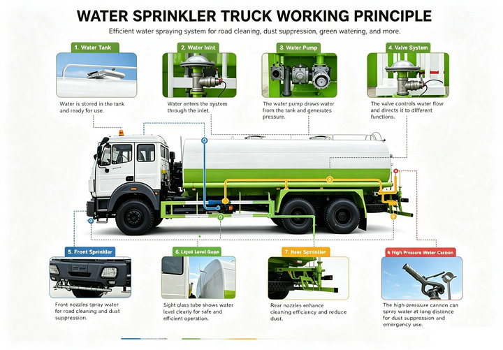 Beiben 20 CBM Water Sprinkler Tanker Truck (10) Beiben 20 CBM Water Sprinkler Tanker Truck (10)