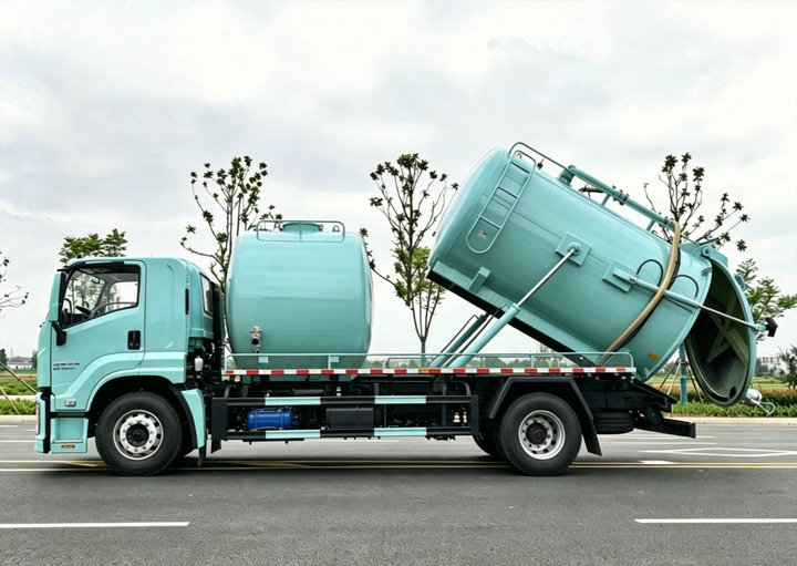 Isuzu Sewer Flushing And Cleaning Truck (20)