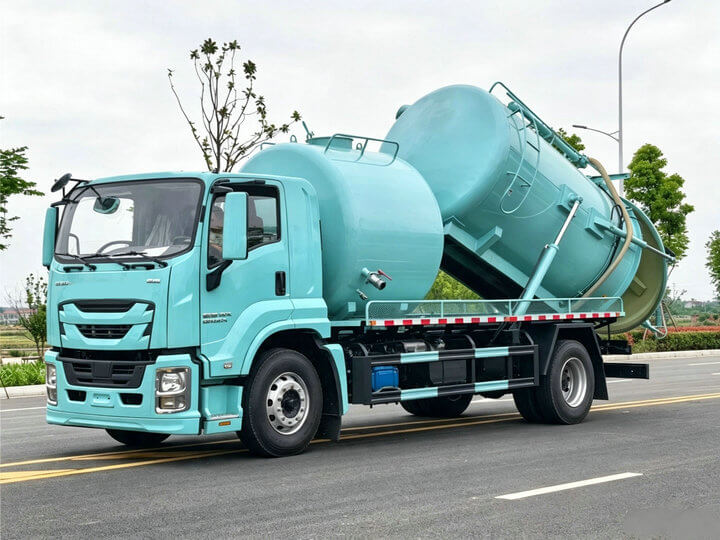 Isuzu Sewer Flushing And Cleaning Truck (15)