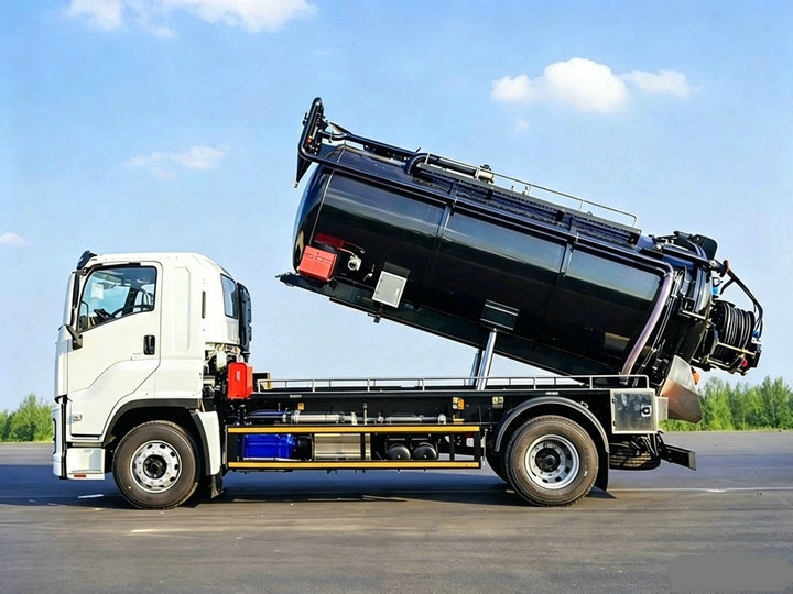 ISUZU Sewer Combination Jetting Vacuum Tanker Truck 10T (11) ISUZU Sewer Combination Jetting Vacuum Tanker Truck 10T (11)