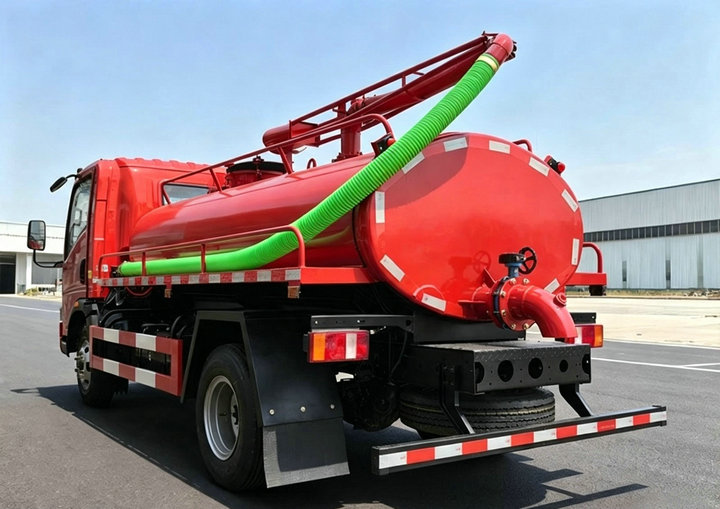 HOWO 5 CBM Sludge Sewage Septic Vacuum Suction Tanker Truck (19) HOWO 5 CBM Sludge Sewage Septic Vacuum Suction Tanker Truck (19)