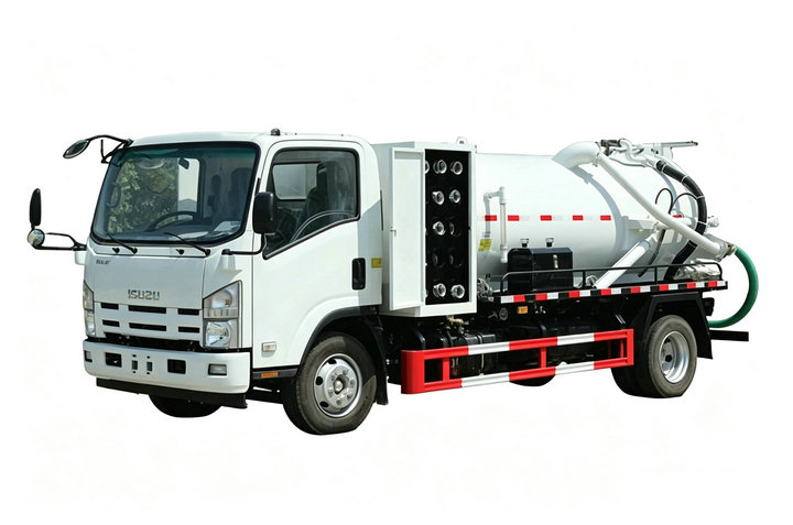 700P 7000L Isuzu Waste Water Suction Sewage Truck with Battioni Pump MEC6500P