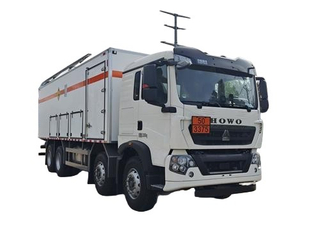 HOWO 12T -14T Onsite Blend Mixing Charging Emulsion ANFO Explosives Bulk Delivery Truck 