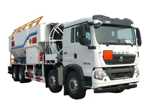 HOWO 13-14T Onsite Heavy Emulsion ANFO Bulk Explosive Auger Mixing And Charging Truck 