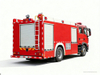 HOWO 4x2 Water Foam Fire Fighting Truck 6000L Water + 2000L Foam 