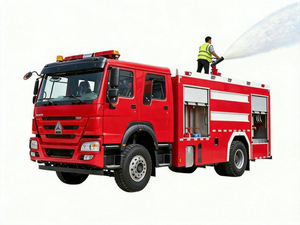 SINOTRUK HOWO 4x2 Foam Fire Fighting Truck 6000L Water + 2000L Foam 