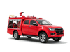  ISUZU AWD 4x4 Drive Emergency Fire Pickup Attack Fire Truck 600L Water + 200L Foam