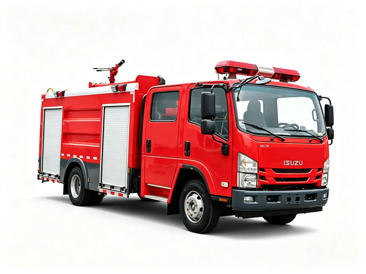 ISUZU 4x2 Compact Urban Rapid (Fast Quick) Attack Fire Truck 4000L Water + 1000L Foam
