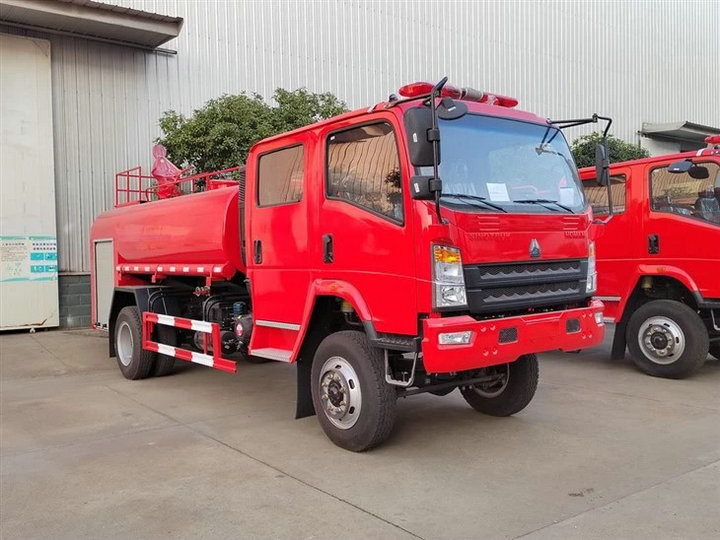 HOWO 4x4 Tanker Fire Truck (15)