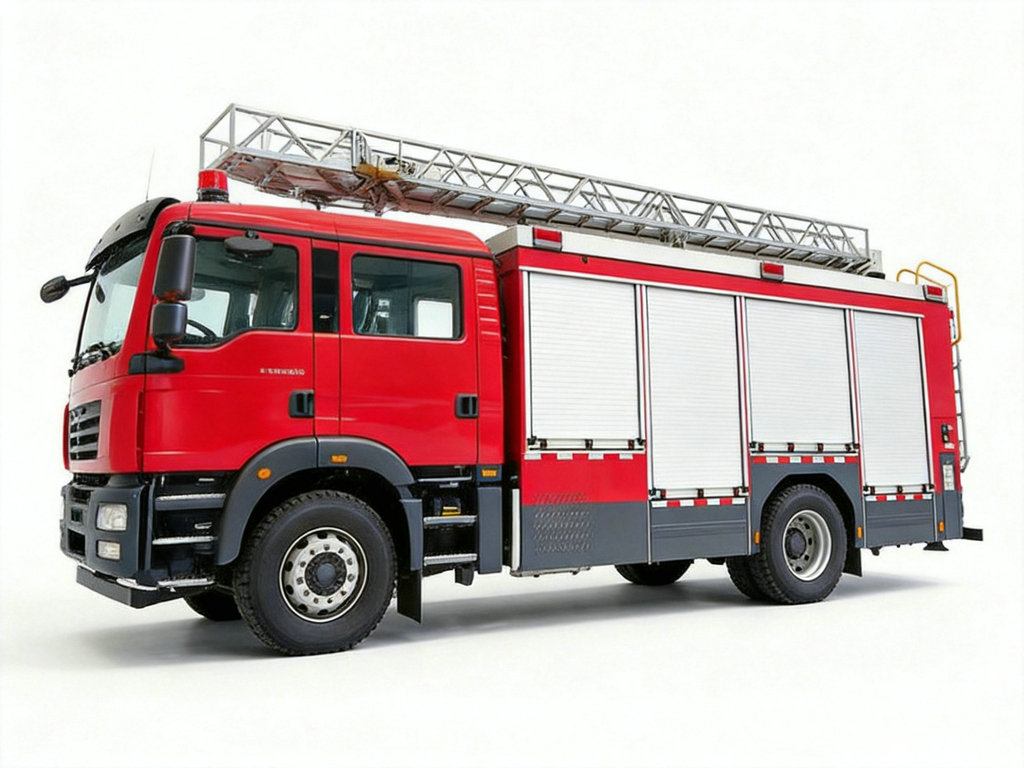 SITRAK HOWO 18M Ladder Fire Engine Trucks 2500L Water + 600L Foam 