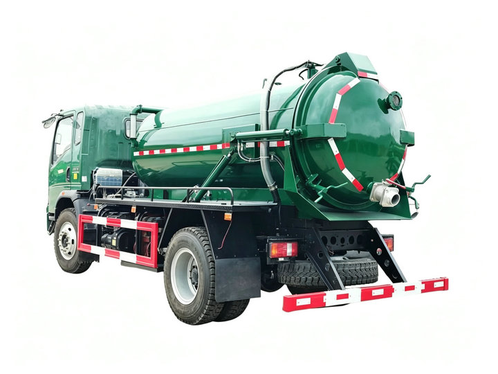 HOWO Septic Tank Vacuum Tanker Sewage Suction Truck 6000L 