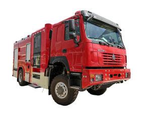 HOWO 4×4 AWD Fire Fighting Truck 3600L Water + 1100L Foam 