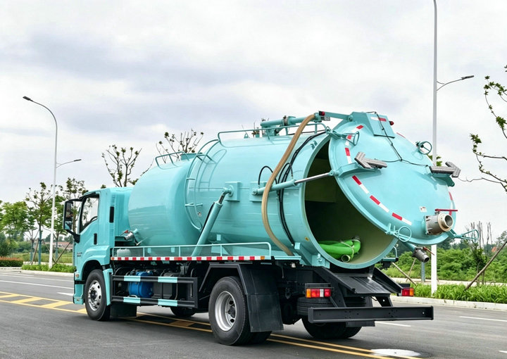 Isuzu Sewer Flushing And Cleaning Truck (16)