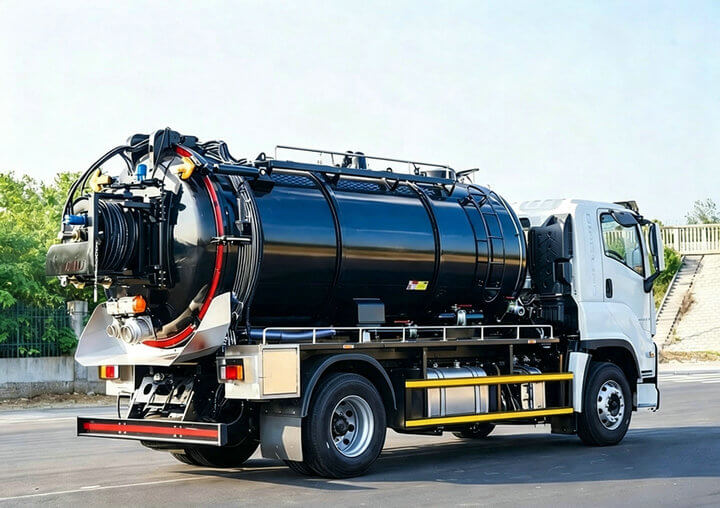ISUZU Sewer Combination Jetting Vacuum Tanker Truck 10T (26) ISUZU Sewer Combination Jetting Vacuum Tanker Truck 10T (26)
