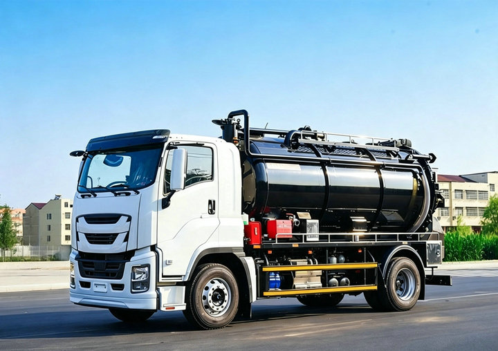 ISUZU Sewer Combination Jetting Vacuum Tanker Truck 10T (25) ISUZU Sewer Combination Jetting Vacuum Tanker Truck 10T (25)