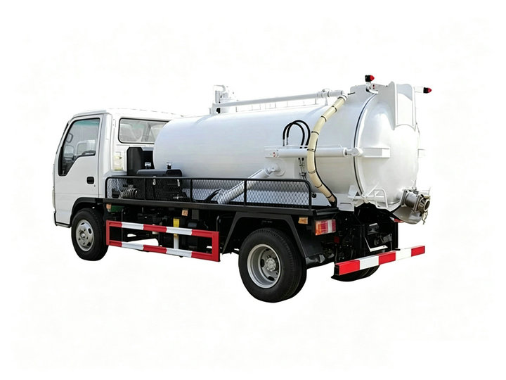  Isuzu NPR Stainless Steel Vacuum Tanker 5KL