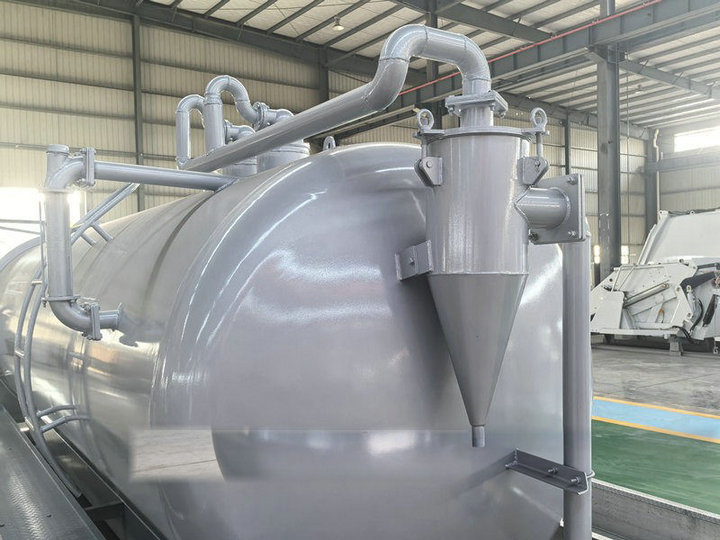 8CBM Septic Vacuum Tank Truck Superstructure Body Kits with Jurop Pump PN155D