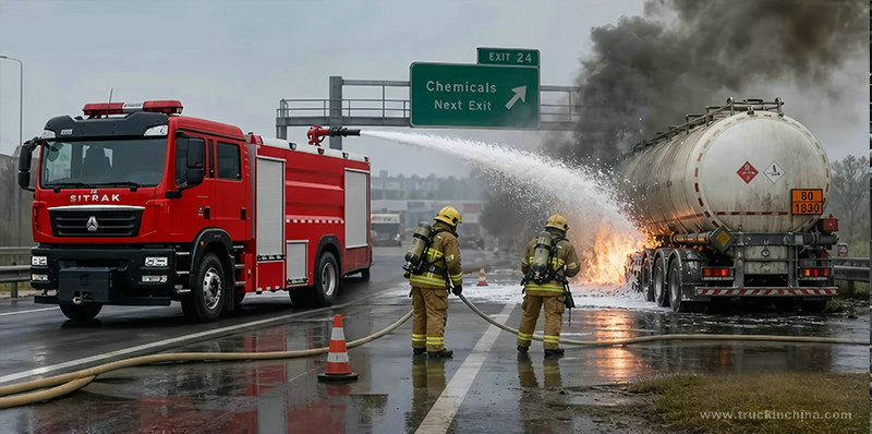 SITRAK HOWO 8T Fire Truck (14)