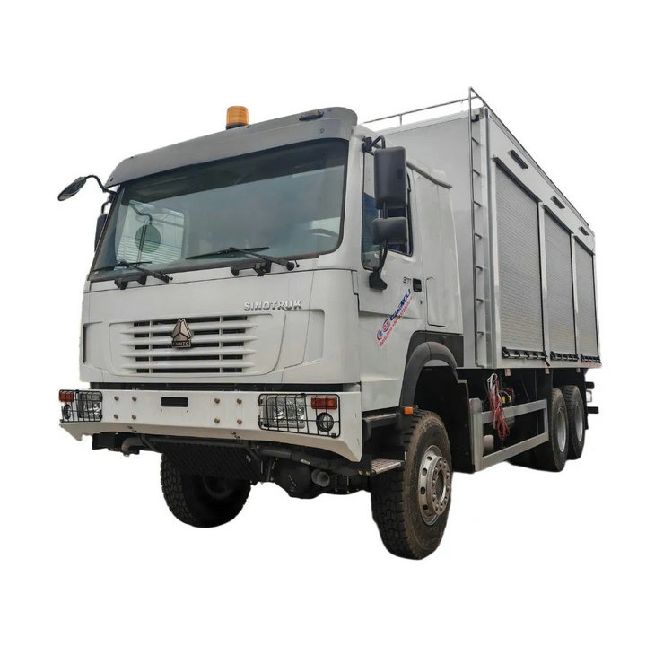 HOWO Off Road AWD 6X6 Maintenance Workshop Lube Service Truck