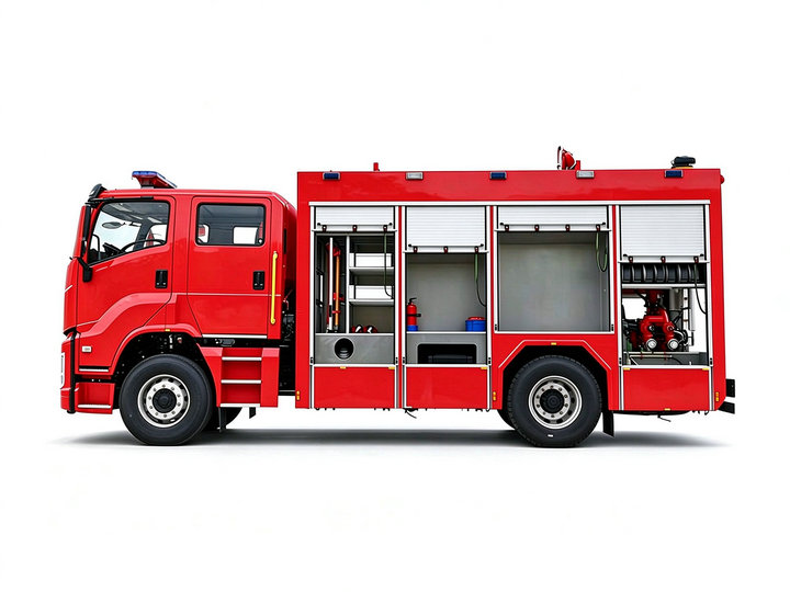 ISUZU Fire Tender 300HP Foam Fire Truck 6000L Water + 2000L Foam 