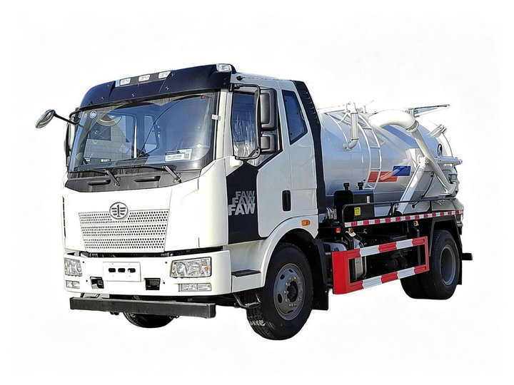 FAW Vacuum Cesspool Septic Tank Truck 10,000L 