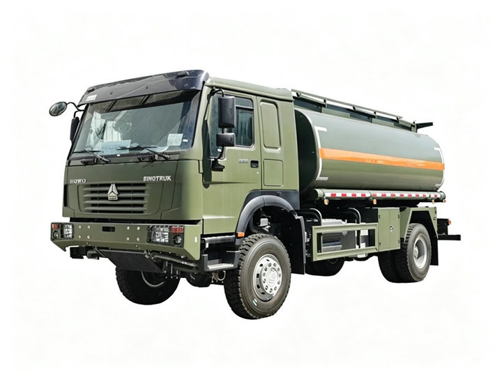 HOWO 4x4 AWD Off-road Fuel Bowser Refueling Truck 8000L