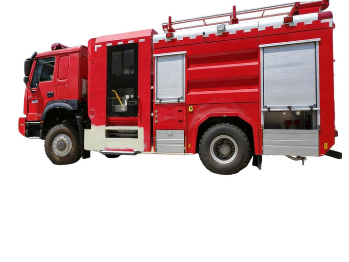 HOWO 4×4 AWD Fire Fighting Truck 3600L Water + 1100L Foam 