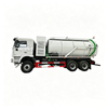 SHACMAN 6x6 Offroad Truck Combined Sewer Jetting Vacuum Cesspit Emptier Septic Sewage 10KL, Cleaning 6KL 