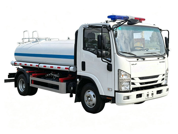  Suzu KV100 Stainless Steel Dust Control Water Bowser Sprinkler Truck 5000 L