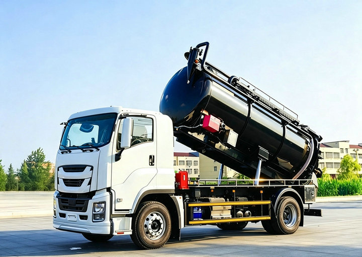 ISUZU Sewer Combination Jetting Vacuum Tanker Truck 10T (28) ISUZU Sewer Combination Jetting Vacuum Tanker Truck 10T (28)