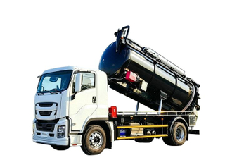 ISUZU FVR Combination Jetting Vacuum Tanker Truck 10m3 Sewage and 3m3 Clean Water 