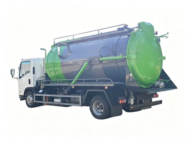 ISUZU Sewage Vacuum Pump Truck Cesspit Emptier 8KL 