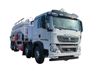 HOWO On-site Mixed Ammonium Nitrate Fuel Oil Explosive Mixing And Charging Truck 