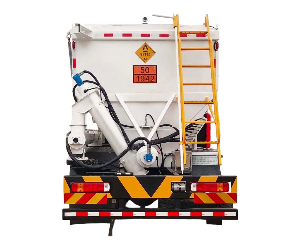 HOWO 12T On-site Mixed Granular ANFO Bulk Explosives Mixing And Charging Truck