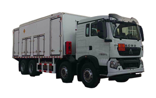 HOWO 15T Onsite Bulk Mixed & Charged Emulsion Explosives ANFO Truck