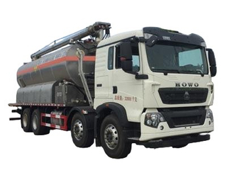 HOWO On-site Mixed Granular ANFO Bulk Explosives 15T-16T Auger Mixing And Charging Truck